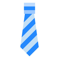 Tie flat style icon
