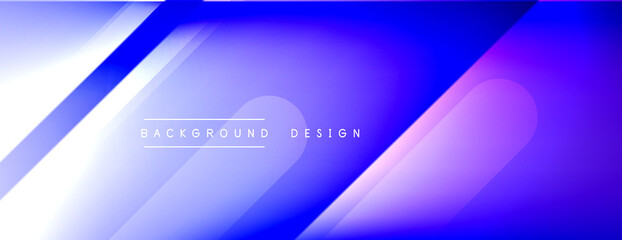 Dynamic lines abstract background. 3D shadow effects and fluid gradients. Modern overlapping forms