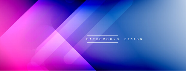 Dynamic lines abstract background. 3D shadow effects and fluid gradients. Modern overlapping forms