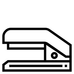 Stapler outline style icon