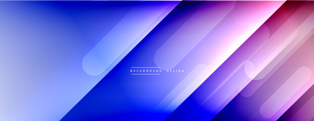Dynamic lines abstract background. 3D shadow effects and fluid gradients. Modern overlapping forms