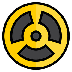 Nuclear color line style icon