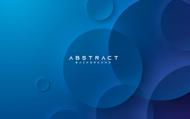 Blue abstract background elegant circle shape