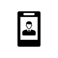 Mobile profile icon