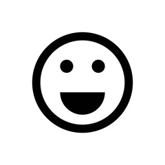 Expression smile icon