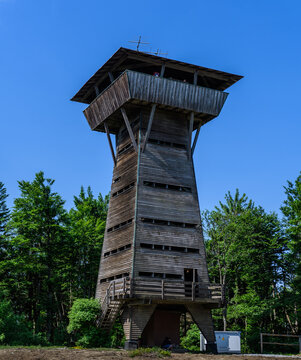 Aussichtsturm auf dem Geisskopf im Bayerischen Wald