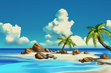 Tropical Island background