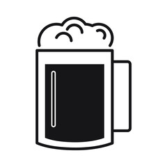 Cocktail icons symbol vector elements for infographic web