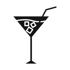Cocktail icons symbol vector elements for infographic web