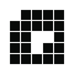 crossword icons symbol vector elements for infographic web