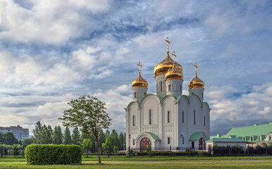 Church in the city's microdistrict