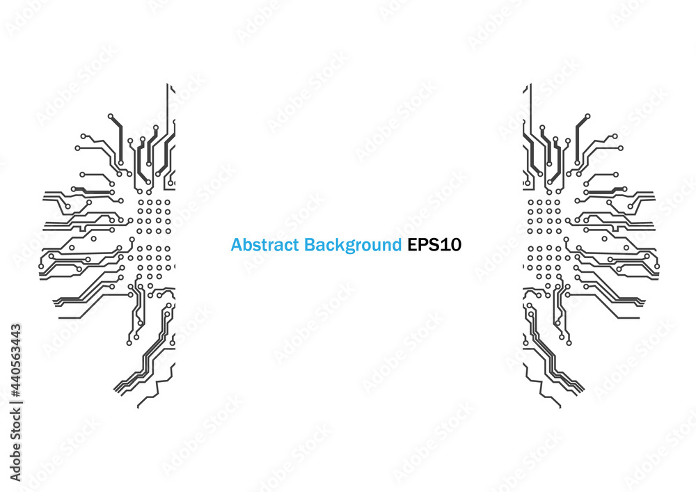 Poster abstract vector digital circuit technology background concept with technology,illustration vector fo