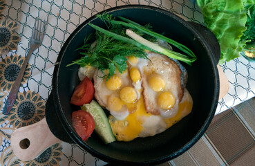 Breakfast at the dacha