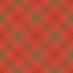 Orange Chevron Plaid Tartan textured Seamless Pattern Design