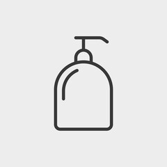 Lotion icon isolated on background. Bottle symbol modern, simple, vector, icon for website design, mobile app, ui. Vector Illustration