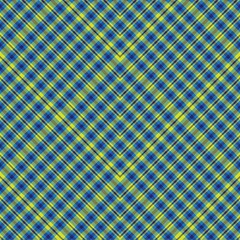 Yellow Chevron Plaid Tartan textured Seamless Pattern Design