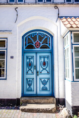 Fototapeta premium Husum Nordfriesland Altstadt Eingangstür Portal