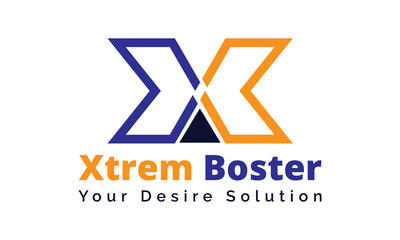 Xtrem boster vector logo for business