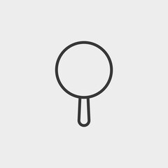 Mirror icon isolated on background. Beauty symbol modern, simple, vector, icon for website design, mobile app, ui. Vector Illustration