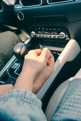 couple riding car holding hands cute sweet relationships