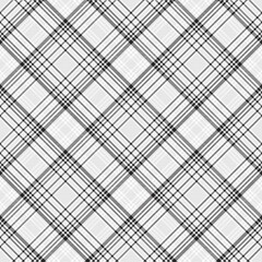 Black and White Chevron Plaid Tartan textured Seamless Pattern Design