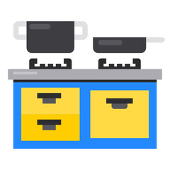 kitchen flat icon