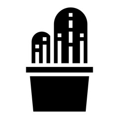 Cactus glyph icon