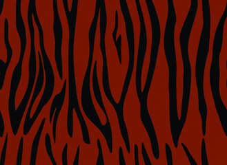 Zebra, tiger print, vector seamless pattern for printing clothes, fabric. Fashionable design.