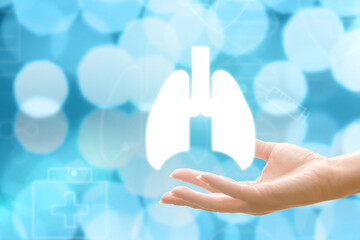 lungs check up, health Medical background,healthcare treatment and medicine concept