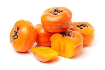 persimmon isolated on white background