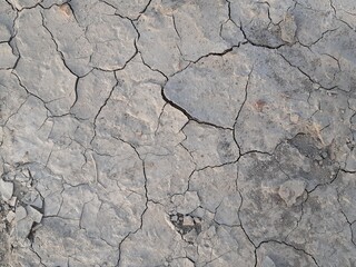 Pakistan Sindh Dry Cracked Earth