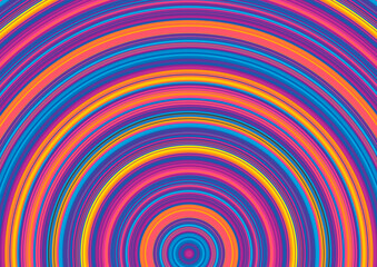 colorful concentric circle image background
