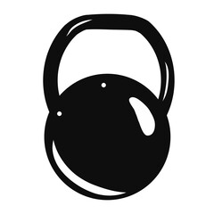 Kettlebell icon. White background. Graphic element. Sport. Gym. Colorful graphic sketch. Idea for decors, logo, covers, holidays, gifts, art. Isolated vector.