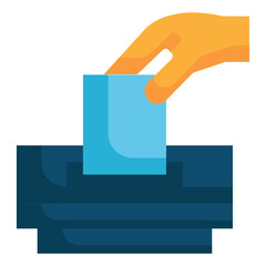 vote flat icon