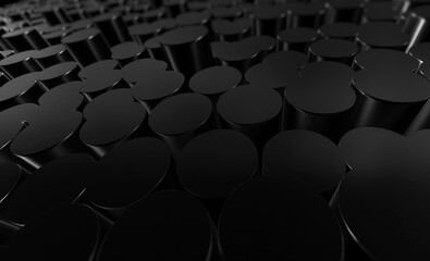 Three dimensionalAbstract circles random background. 
