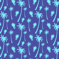 Fototapeta na wymiar summer background tropical pattern