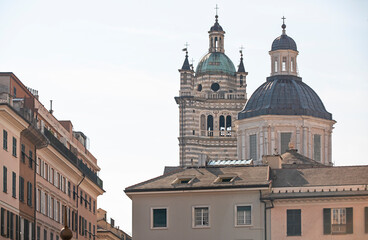 Fototapeta na wymiar Church of San Lorenzo Martire in Genova