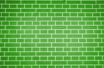 green seamless color brickwall background