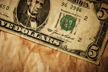 Retro money background