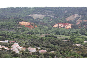 Fototapeta premium village in the mountains