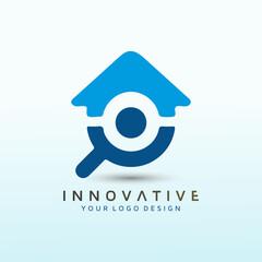 real estate Inspect logo design