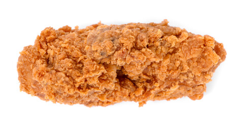 Fried chicken isolated on white background
