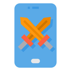 Obraz premium Esport flat icon