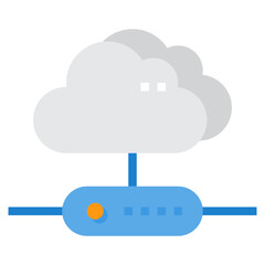 Cloud flat icon