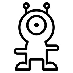 monster line icon