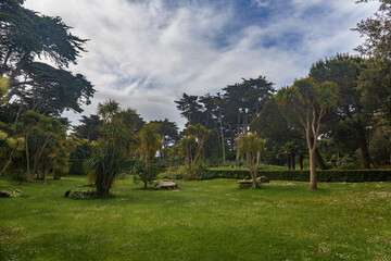 Botanical Garden of Ile de Batz (Roscoff), Finistere, Brittany, France