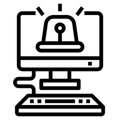 Alarm outline icon