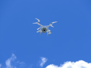Drone in flight 