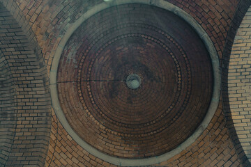 round ceiling in the castle