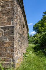 Obraz premium Wand der Kapelle Margarethenklus am Wittekindsberg in Barkhausen / Porta Westfalica 